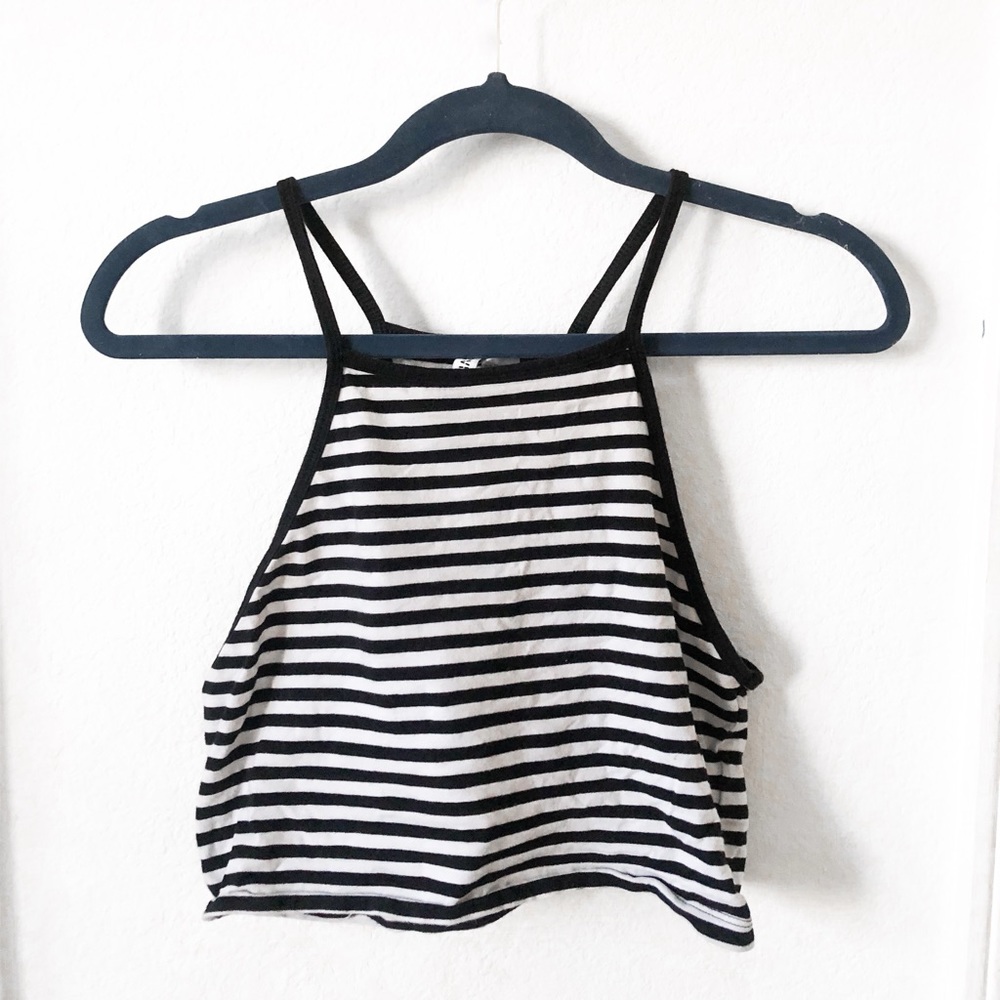 Striped crop top